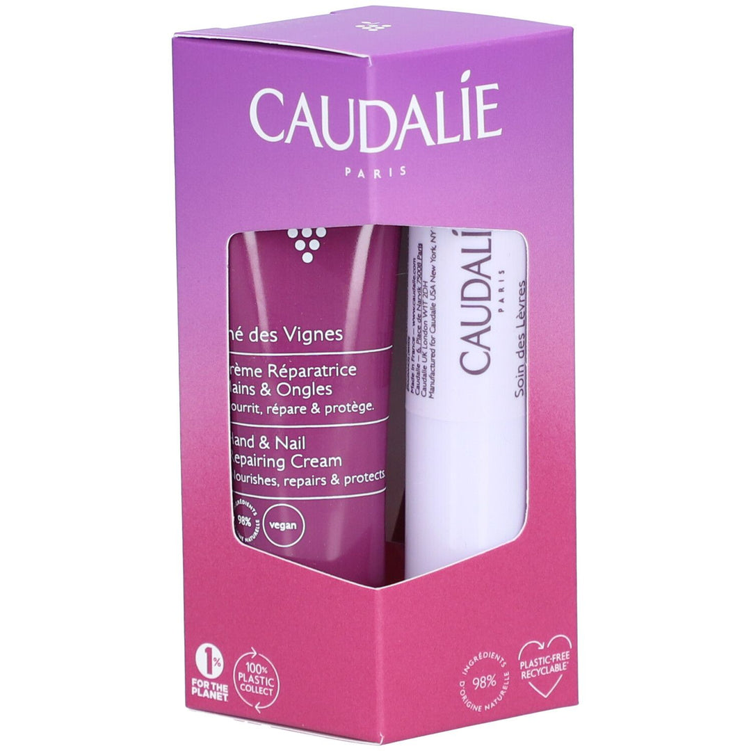 Caudalie Winter Duo: Thé des vignes Hand & Lip care