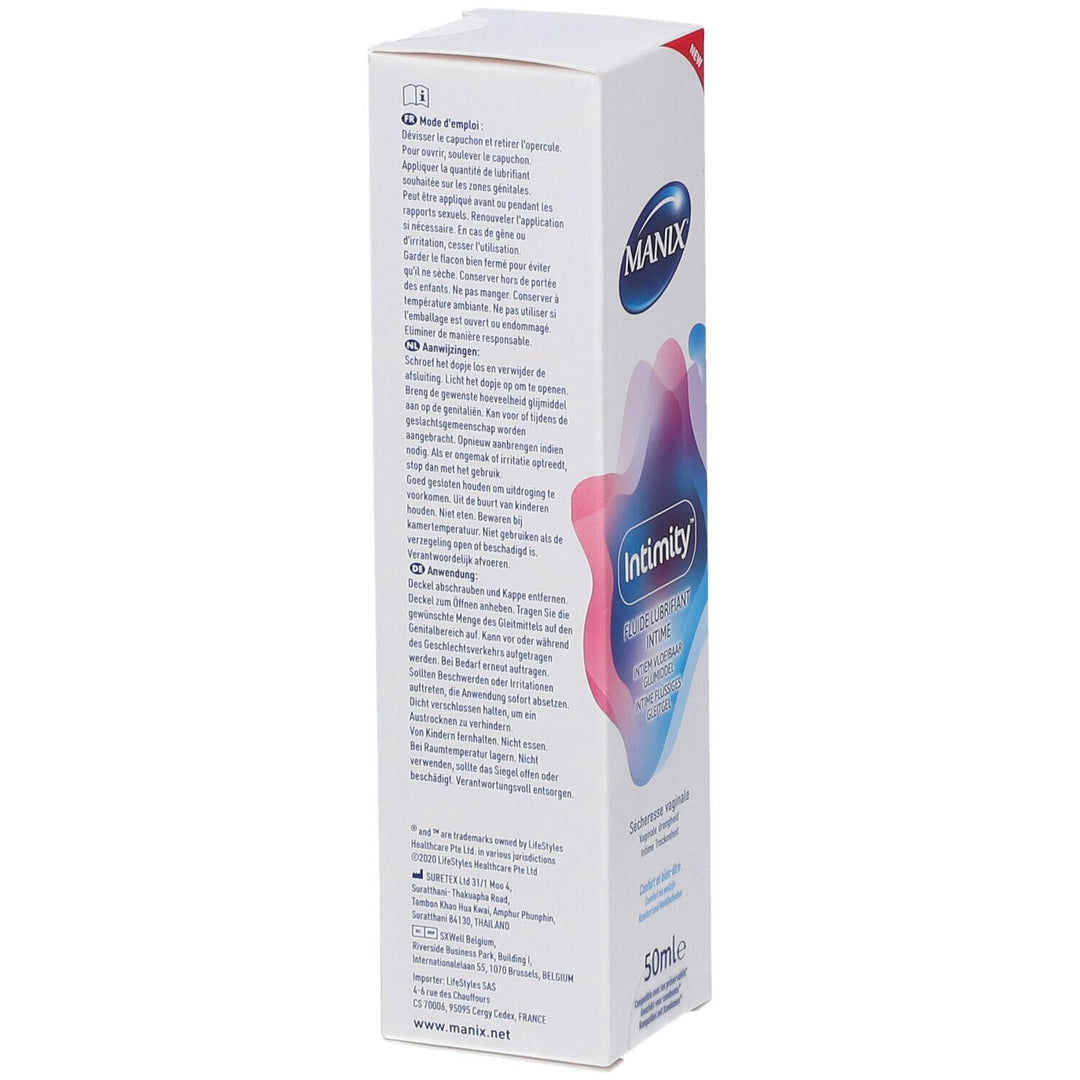 Manix Intimity Intima lubricant fluid Vaginal dryness 50ml (1.69fl oz)