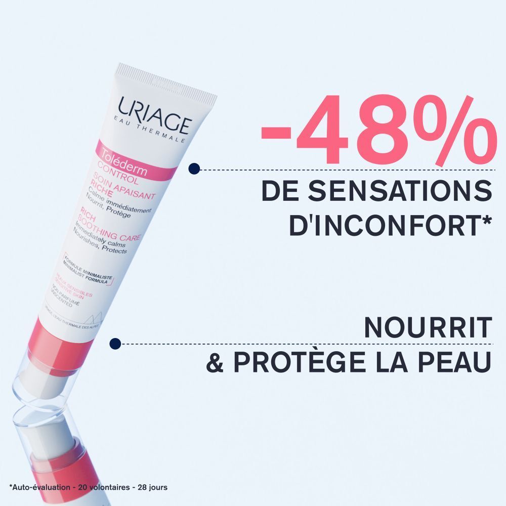 Uriage Toléderm Control Rich Soothing Care 40ml (1.35fl oz)
