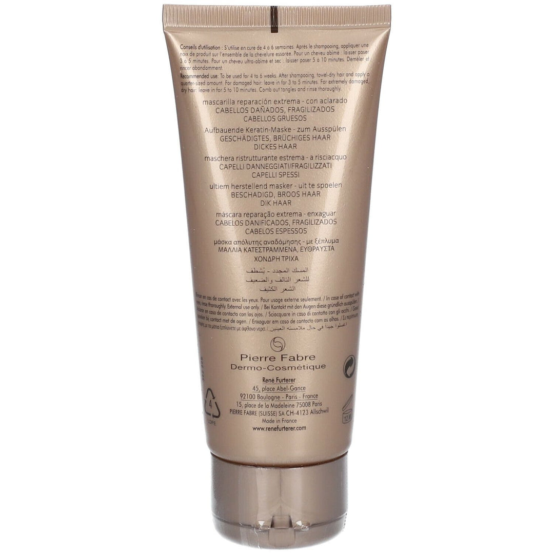 René Furterer Absolue Keratine Ultimate Repair Mask Thick hair 100ml (3.38fl oz)