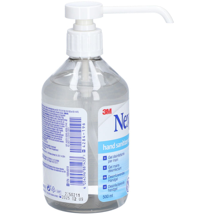 Nexcare Antiseptic hand gel pump bottle 500ml (16.91fl oz)