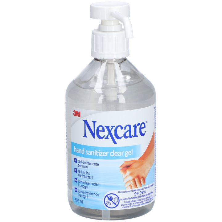 Nexcare Antiseptic hand gel pump bottle 500ml (16.91fl oz)