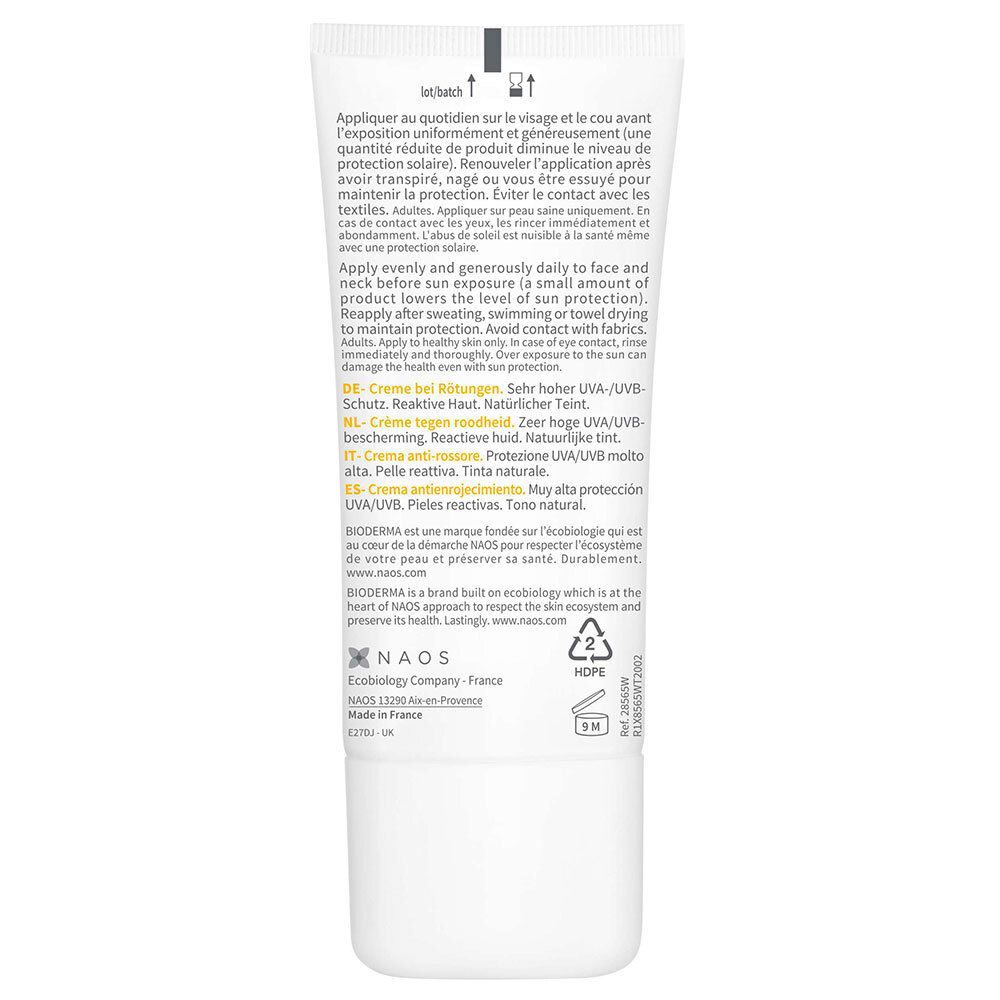 Bioderma Photoderm AR Anti-Redness Cream SPF50+ Natural 30ml (1.01floz)