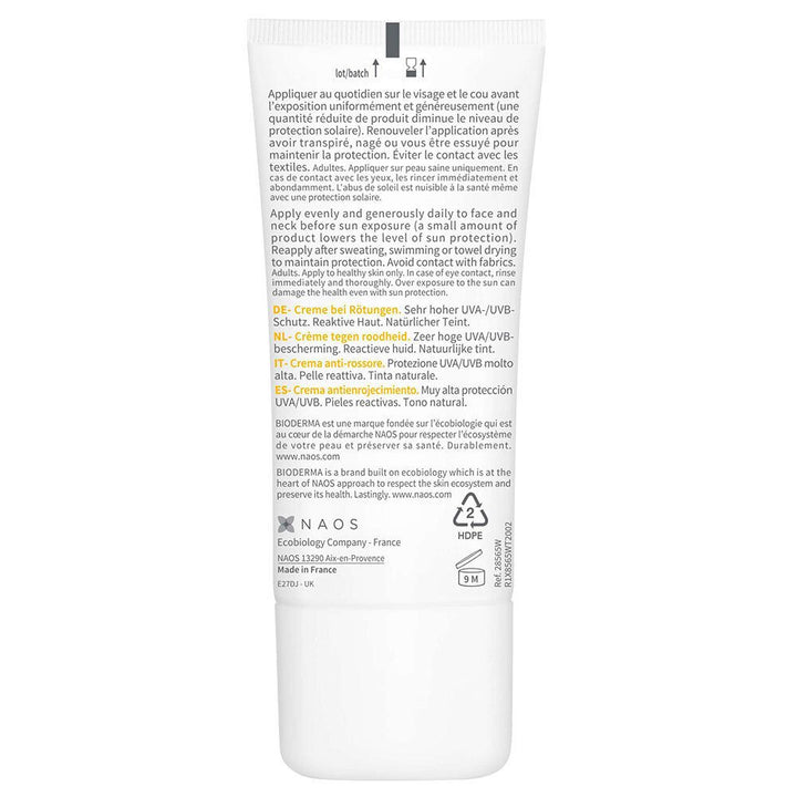 Bioderma Photoderm AR Anti-Redness Cream SPF50+ Natural 30ml (1.01floz)