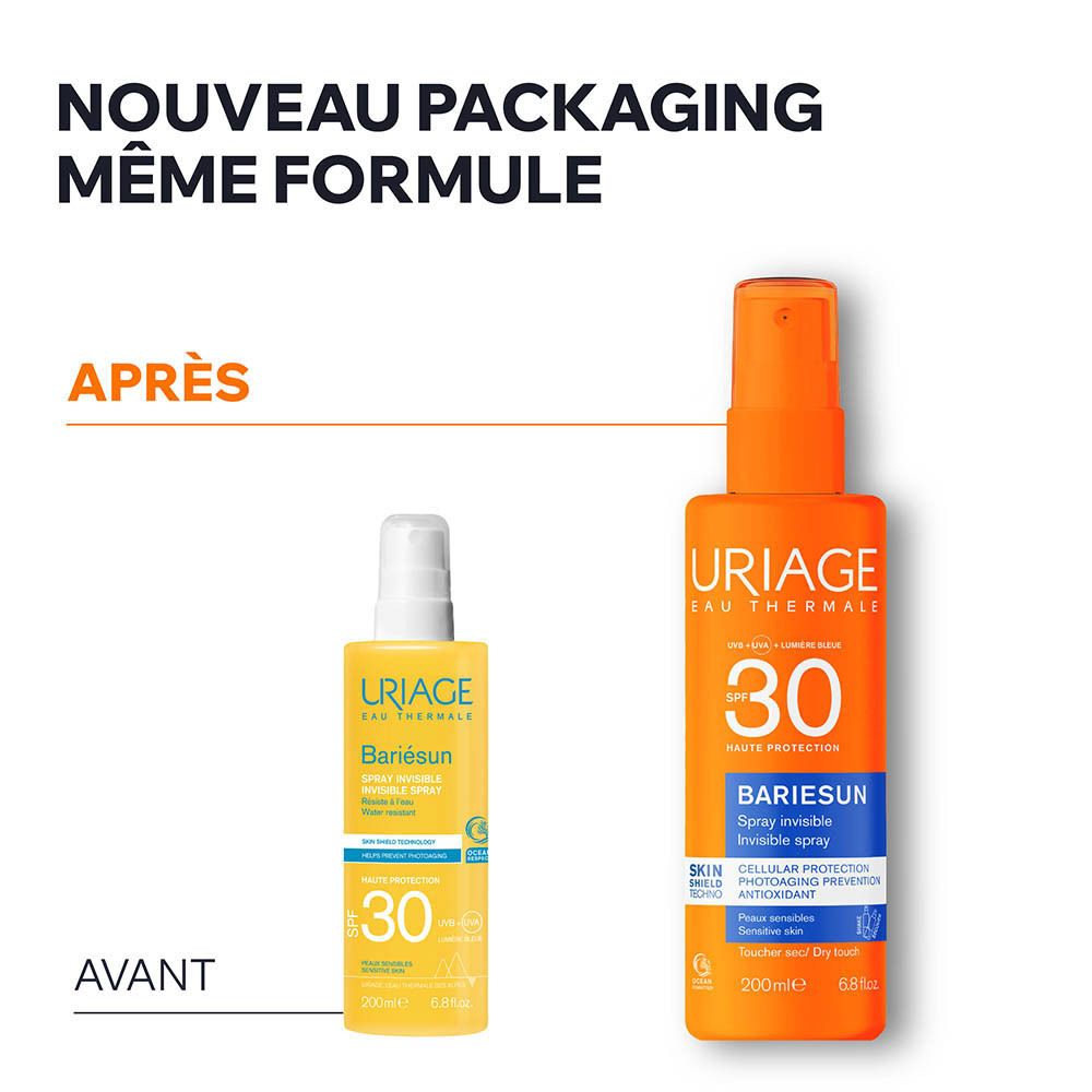 Uriage Bariésun بخاخ غير مرئي SPF30 200ml