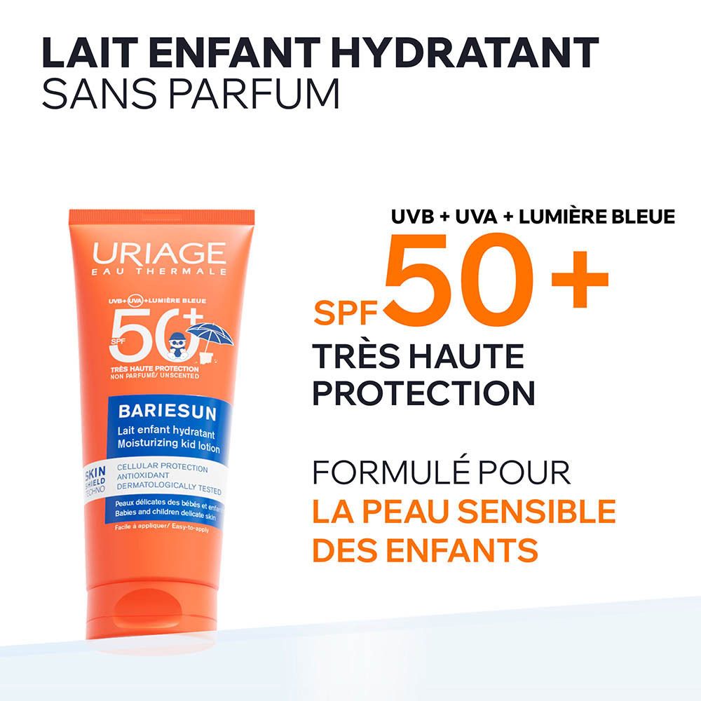Uriage Bariésun Hydrating SPF50+ children's milk 100 ml (3.38fl oz)