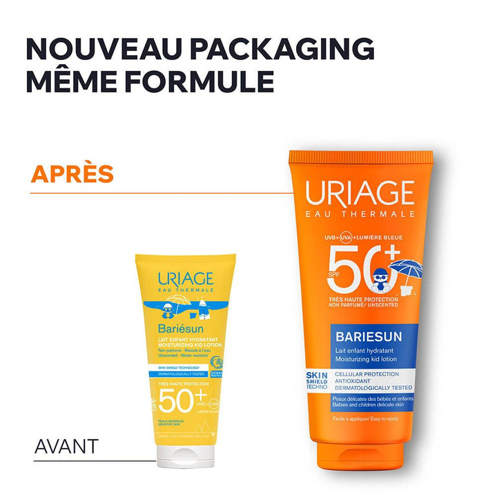 Uriage Bariésun Hydrating SPF50+ children's milk 100 ml (3.38fl oz)