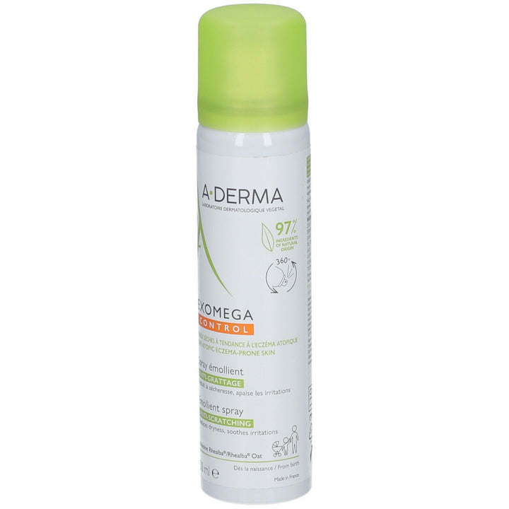 A-Derma Exomega Control Spray émollient anti-grattage pour peau sèche Peau sèche 50ml