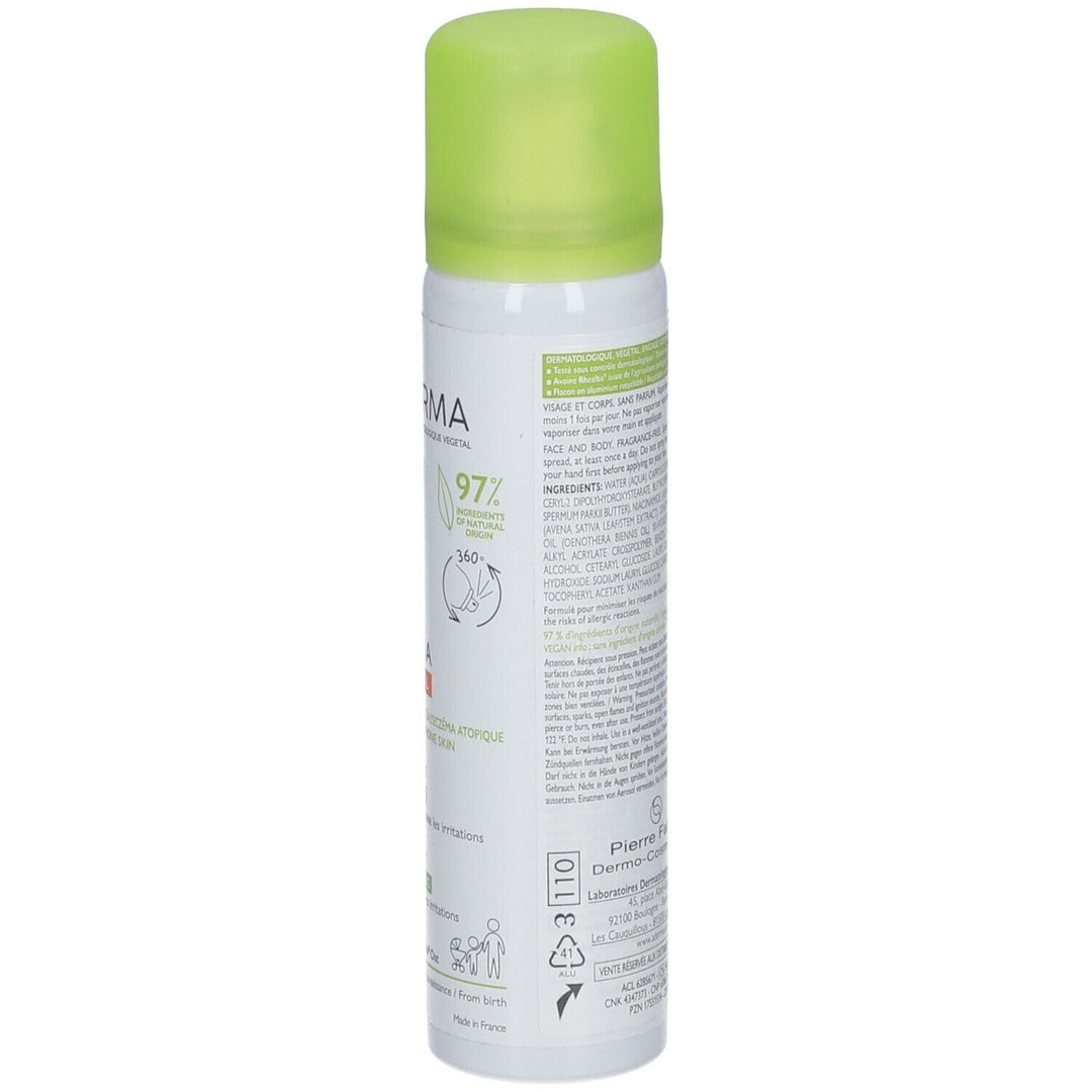 A-Derma Exomega Control Spray émollient anti-grattage pour peau sèche Peau sèche 50ml