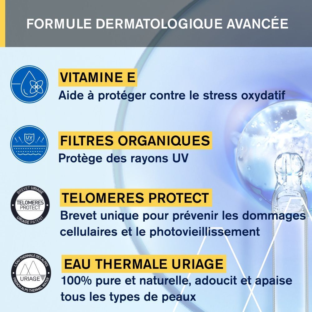 Uriage Bariésun SPF30 Moisturizing Cream 50ml (1.69fl oz) - High Protection for Sensitive Skin