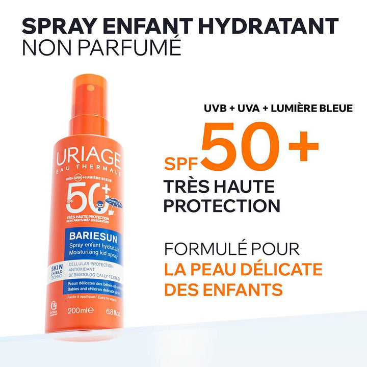 Uriage Bariésun بخاخ مرطب للأطفال SPF50 200ml