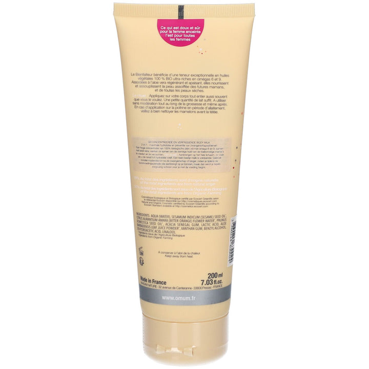 Omum Le Bienfaiteur Lait Corporel Concentré Hydratant Bio 200ml