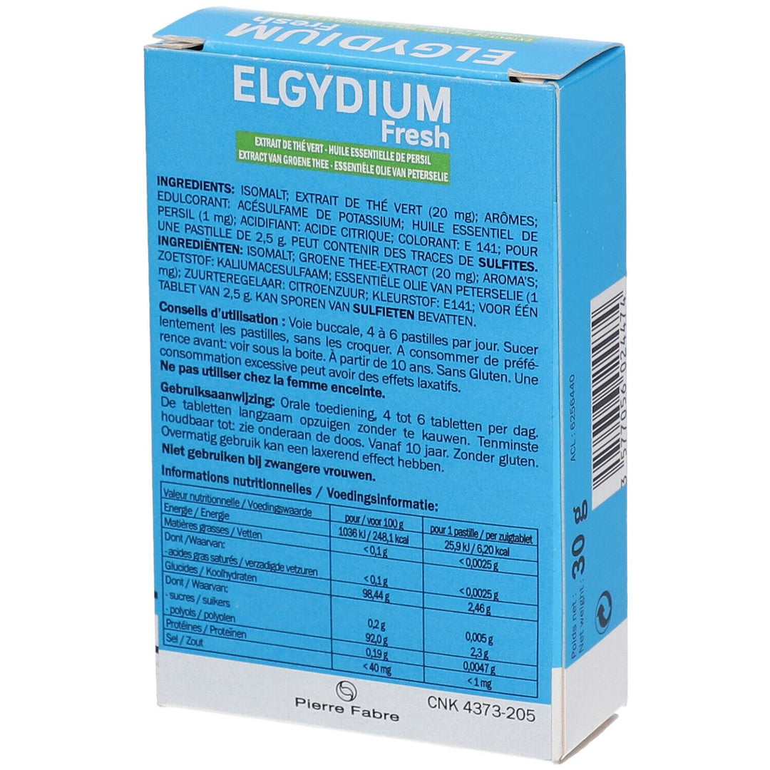 Elgydium Long-lasting Breath Cleanser 18 Pastilles 12 pastilles
