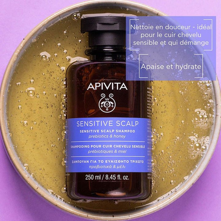 Apivita Lavender and Honey Champú para cuero cabelludo sensible 250ml