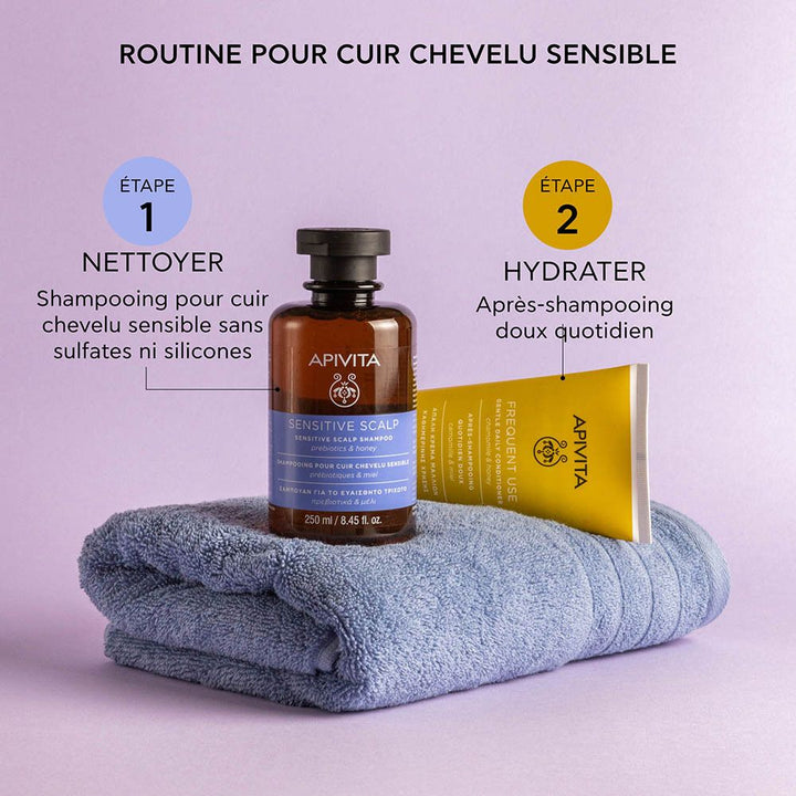 Apivita Lavender and Honey Champú para cuero cabelludo sensible 250ml