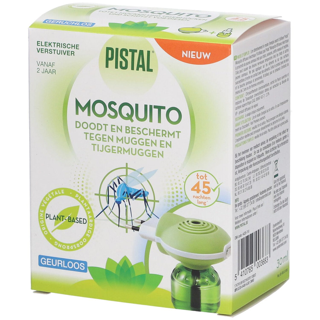 Pistal Mosquito Diffuser &amp; Refill Plant 45 Nights