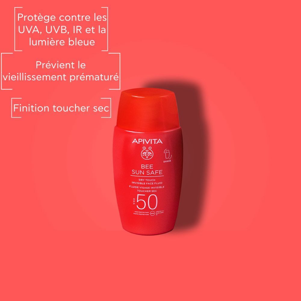 Apivita Bee Sun Safe Invisible Face Fluid SPF50 50ml (1,69fl oz)