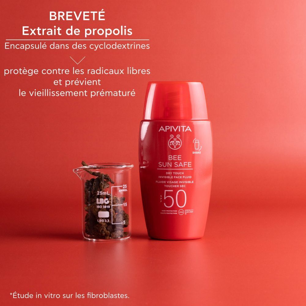 Apivita Bee Sun Safe Invisible Face Fluid SPF50 50ml (1,69fl oz)