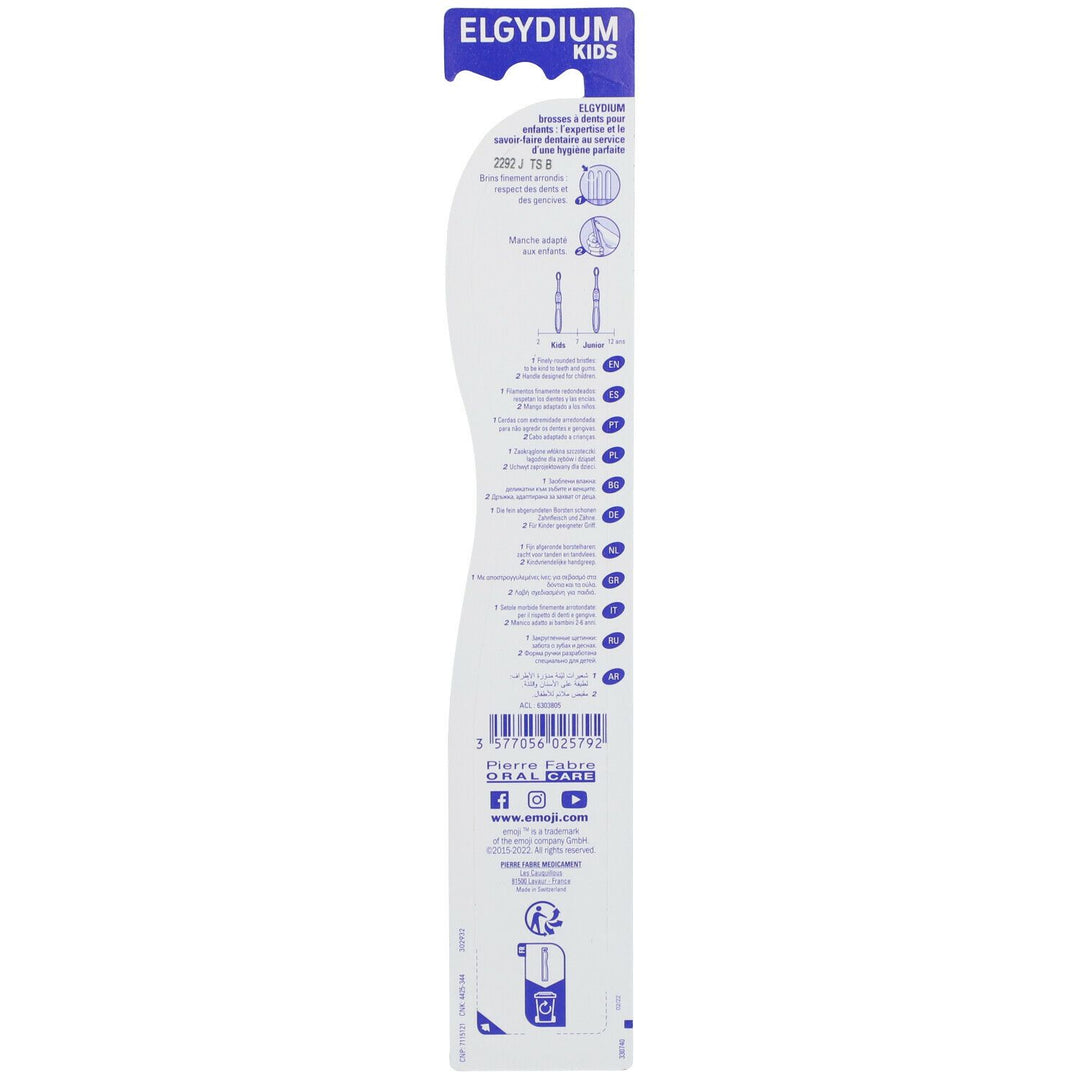 Elgydium Kids Emoji Toothbrush 2-6 Years