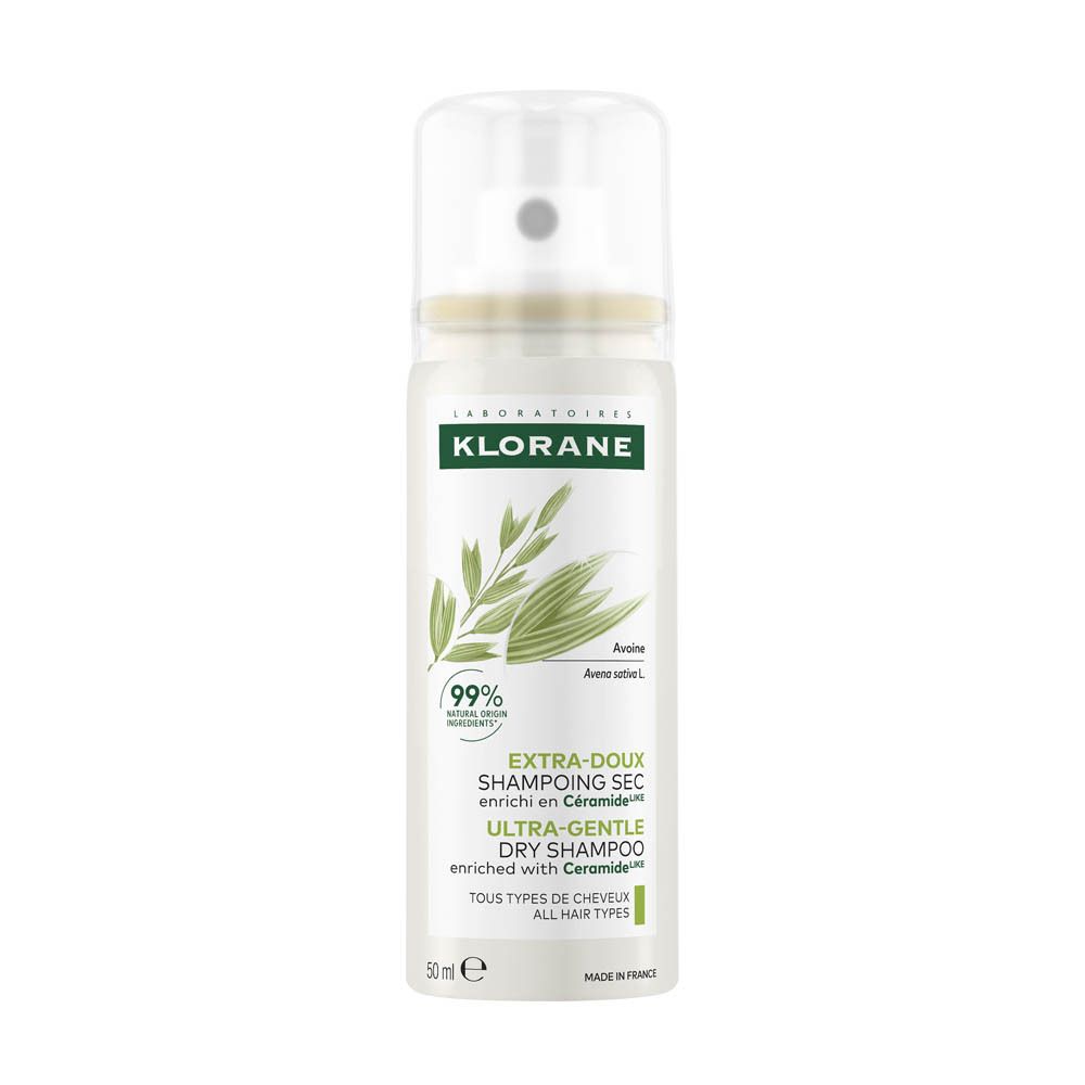 Klorane Oat Milk Shampooing sec à l'avoine et aux céramides 50ml