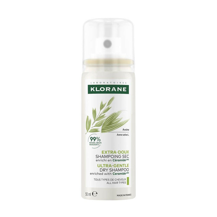 Klorane Oat Milk Shampooing sec à l'avoine et aux céramides 50ml