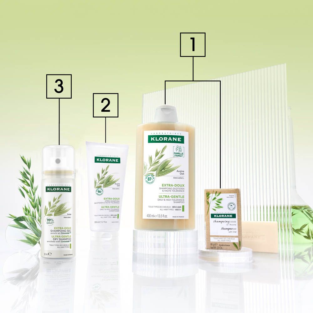Klorane Oat Milk Shampooing sec à l'avoine et aux céramides 50ml