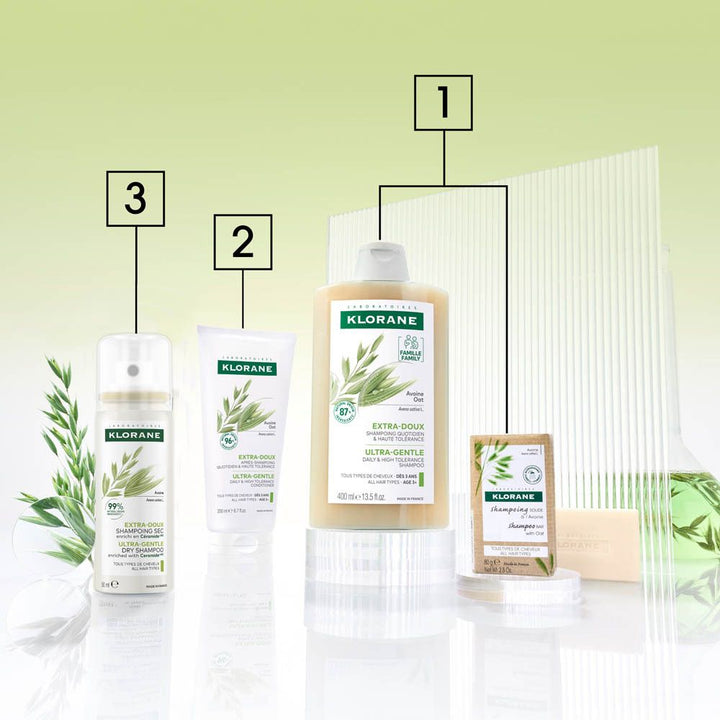 Klorane Oat Milk Shampooing sec à l'avoine et aux céramides 50ml