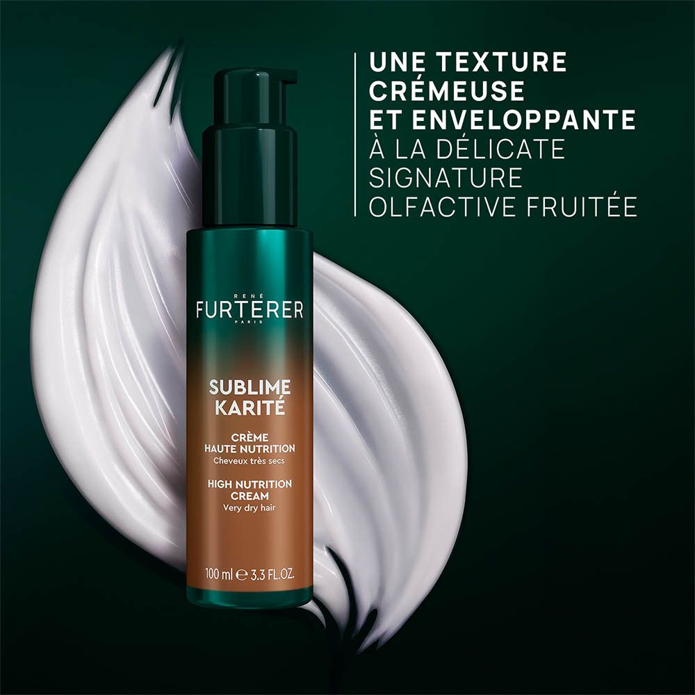 René Furterer Sublime Karit Crème lissante coiffante professionnelle pour cheveux très secs 100ml