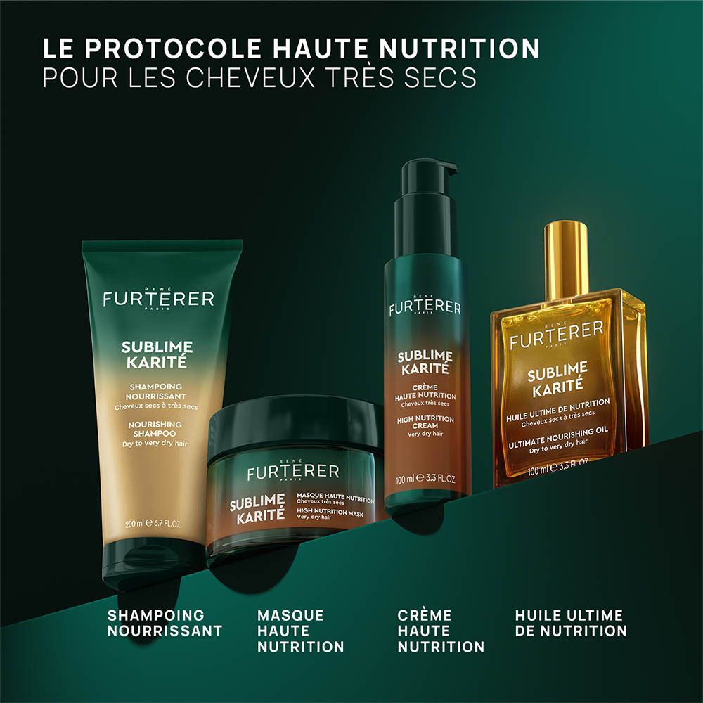 René Furterer Sublime Karit Crème lissante coiffante professionnelle pour cheveux très secs 100ml