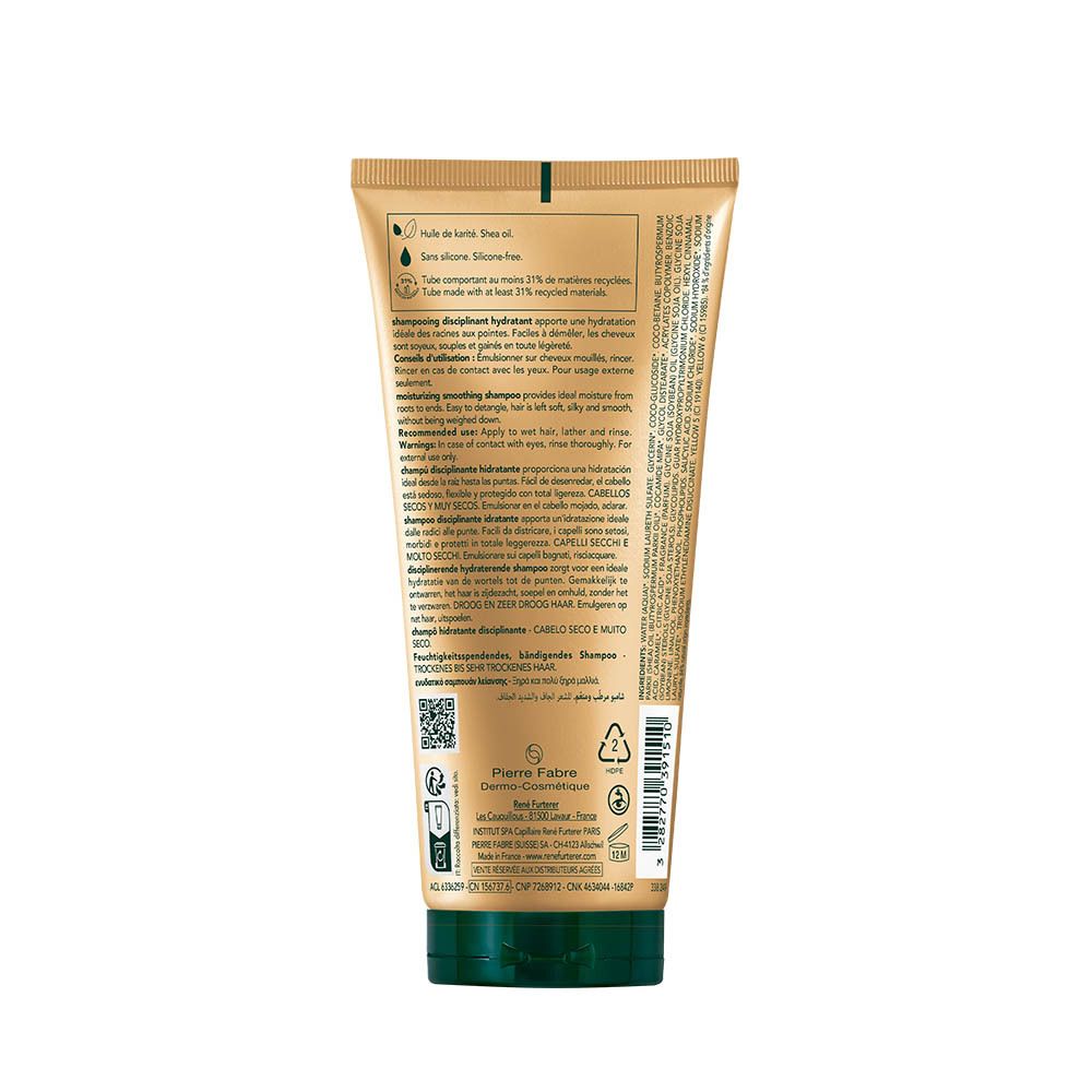 René Furterer Sublime Karite Shampooing hydratant disciplinant cheveux secs et très secs 200ml