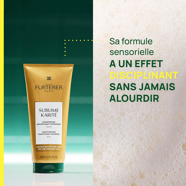 René Furterer Sublime Karite Shampooing hydratant disciplinant cheveux secs et très secs 200ml