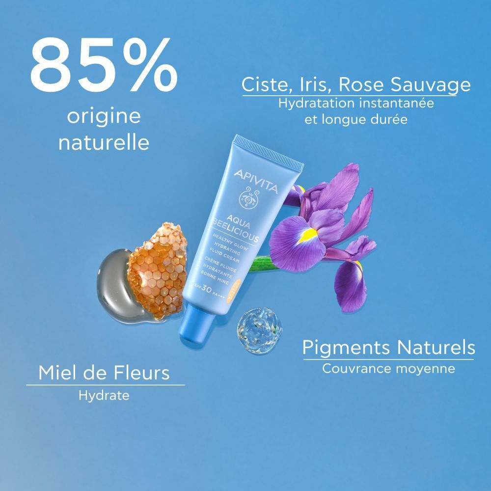 Apivita Aqua Beelicious Hydrating Fluid Cream with SPF30 40ml (2.07fl oz)