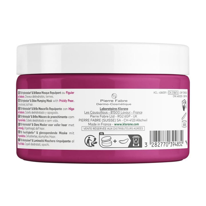 Klorane Prickly Pear Masque repulpant 72h Hydratation & Brillance 250ml