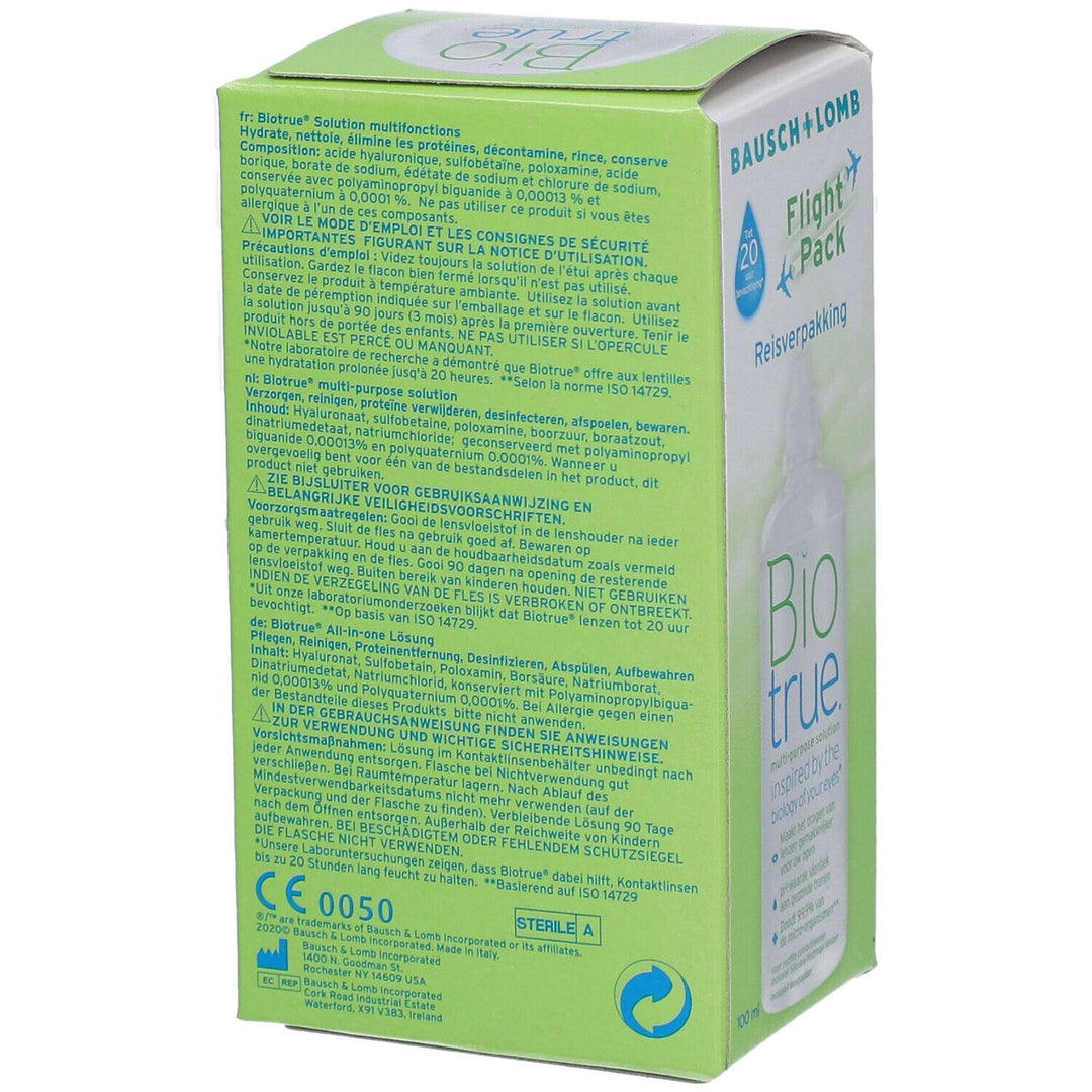 Bausch&Lomb Biotrue عبوة سفر 100ml
