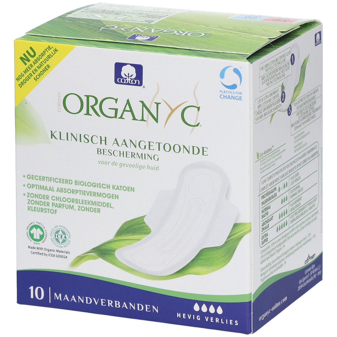 Organyc Super 100% organic cotton towels x10