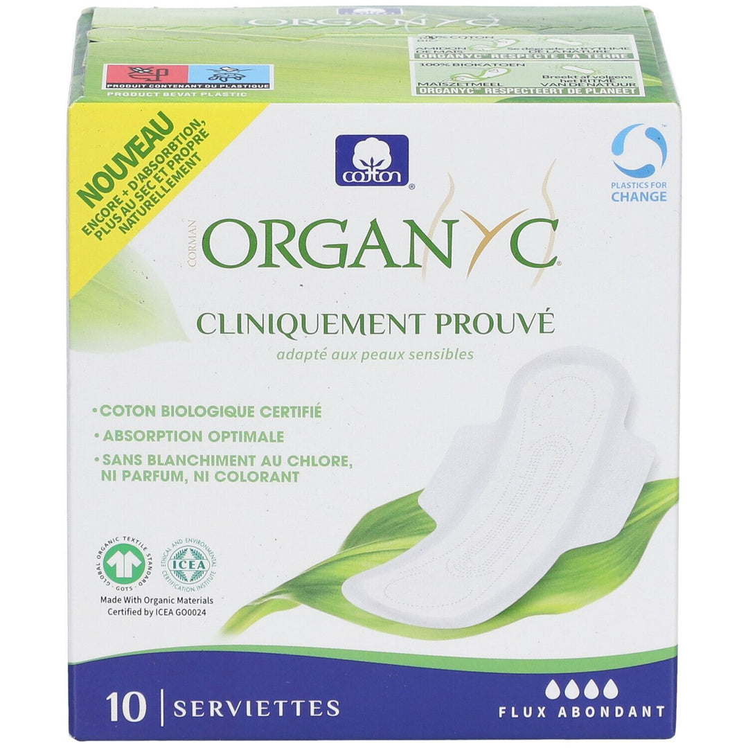 Organyc Super 100% organic cotton towels x10