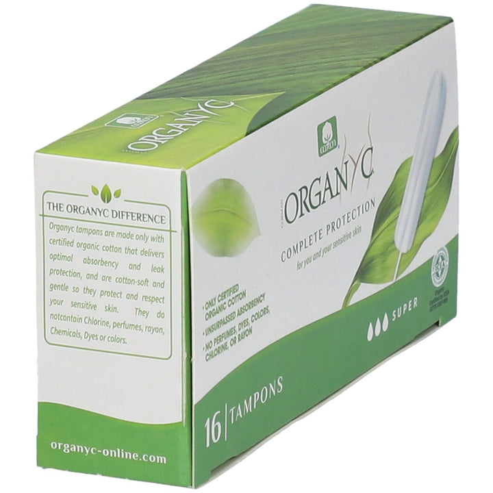 Organyc Organic Cotton Tampons Super X16 x16