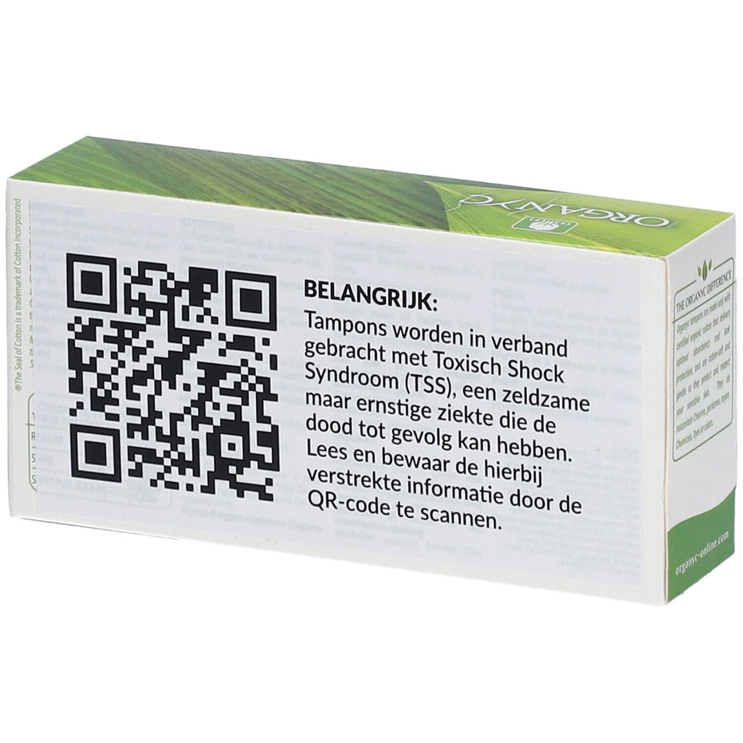 Organyc Organic Cotton Tampons Super X16 x16