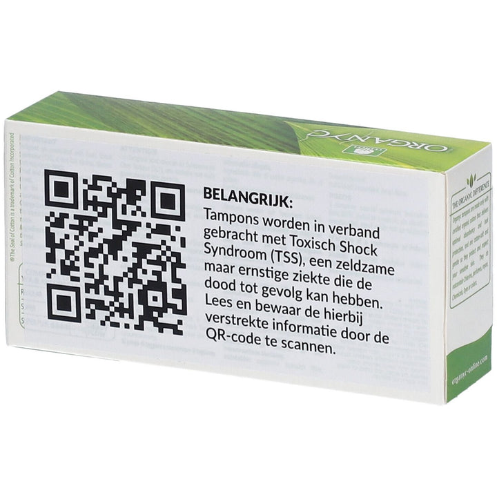 Organyc Organic Cotton Tampons Super X16 x16