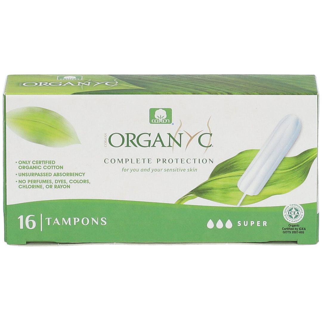 Organyc Organic Cotton Tampons Super X16 x16