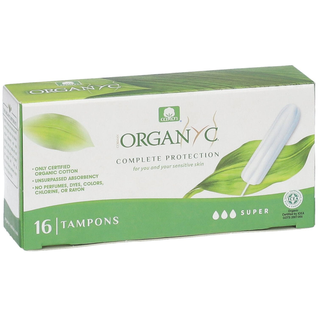 Organyc Organic Cotton Tampons Super X16 x16