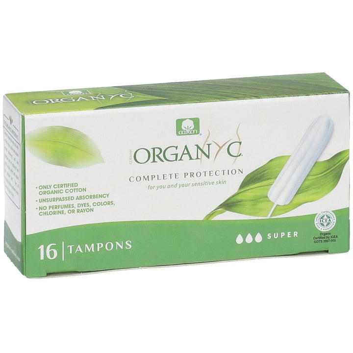 Organyc Organic Cotton Tampons Super X16 x16