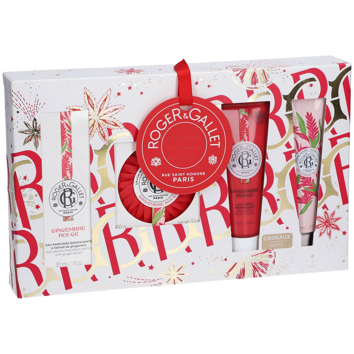 Roger & Gallet Gingembre Rouge علبة هدايا من السيراميك