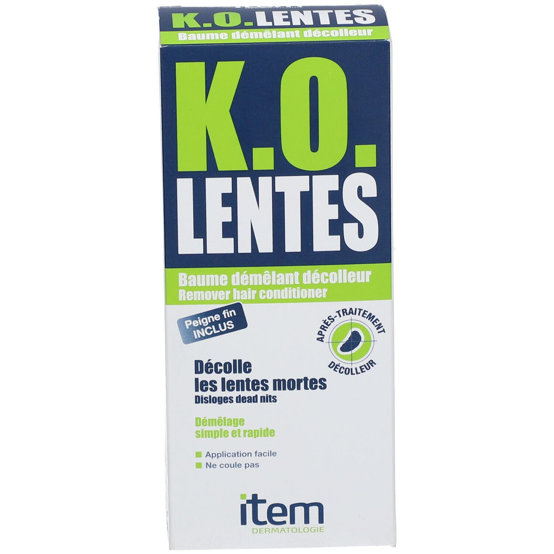 Item Dermatologie K.o Nits Remover Balm For Nits And Lice Item 100ml (3.38fl oz)