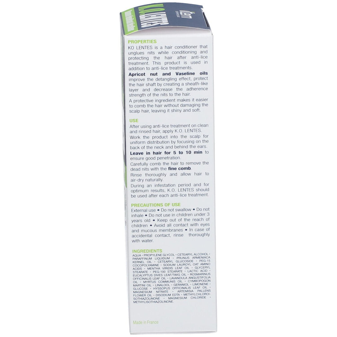 Item Dermatologie K.o Nits Remover Balm For Nits And Lice Item 100ml (3.38fl oz)