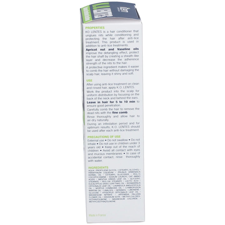 Item Dermatologie K.o Nits Remover Balm For Nits And Lice Item 100ml (3.38fl oz)