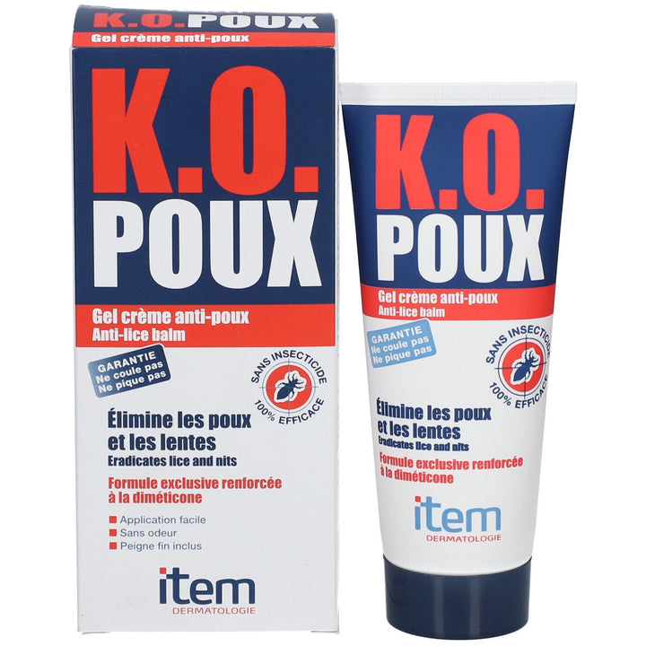 Item Dermatologie Item K.o. Poux Anti-lice Gel Cream 100ml (3.38fl oz)