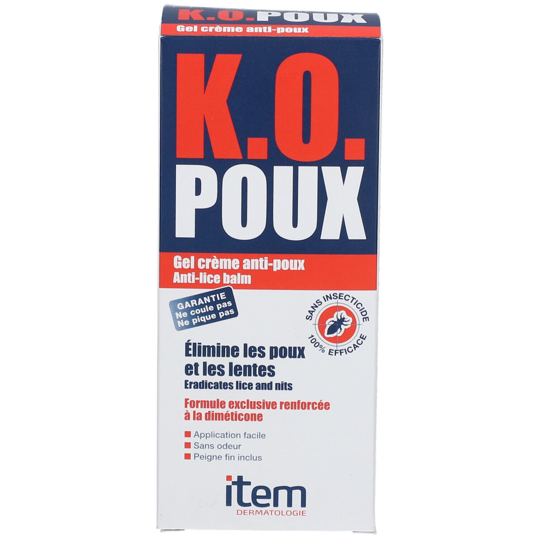 Item Dermatologie Item K.o. Poux Anti-lice Gel Cream 100ml (3.38fl oz)