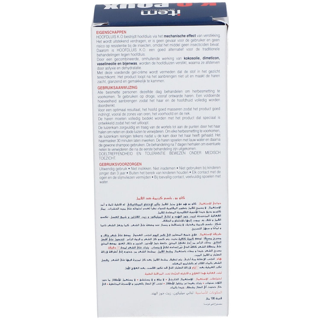 Item Dermatologie Item K.o. Poux Anti-lice Gel Cream 100ml (3.38fl oz)
