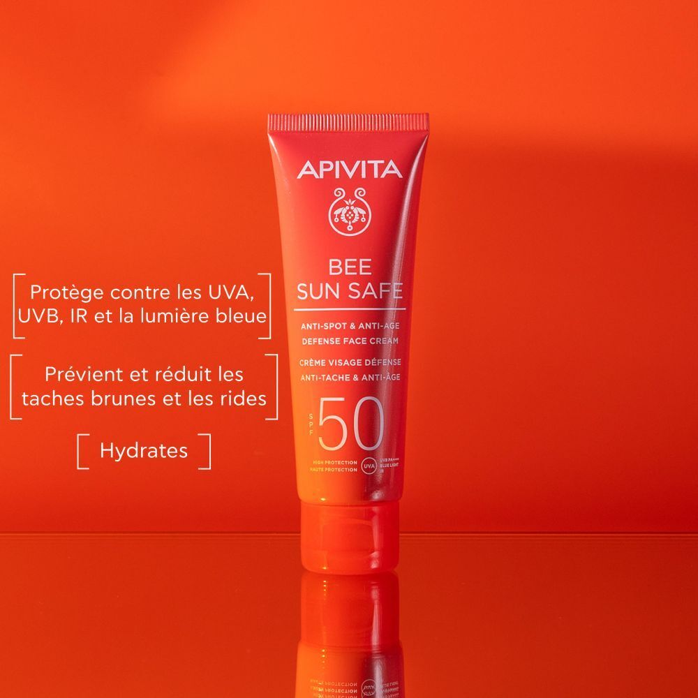 Apivita Bee Sun Safe SPF50 Anti-Pigmentation & Anti-Aging Face Cream 50ml (1,69fl oz)